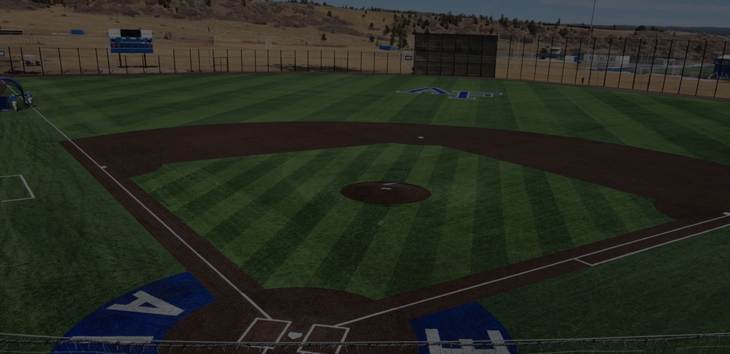 Erdle Field infield at the Air Force Academy
