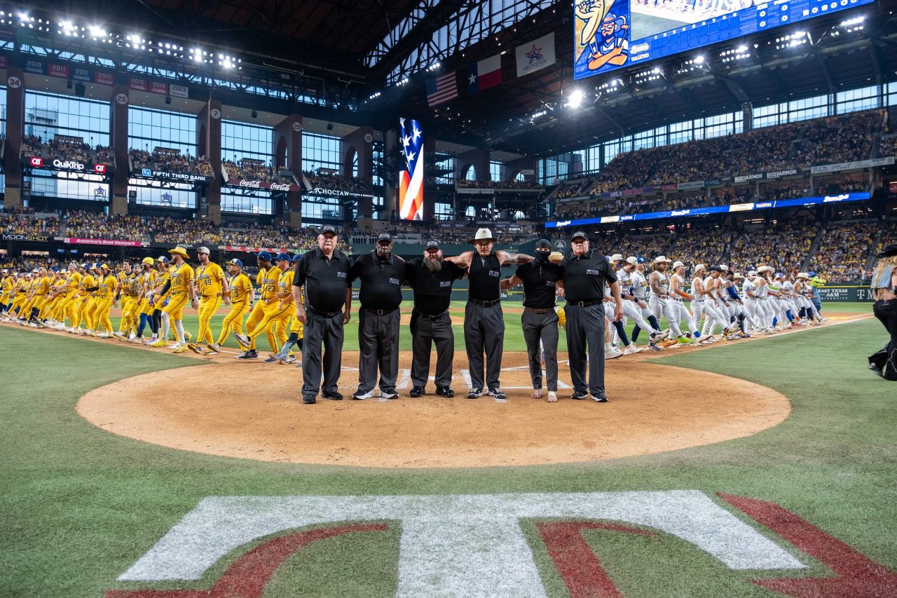 Banana Ball umpire crew