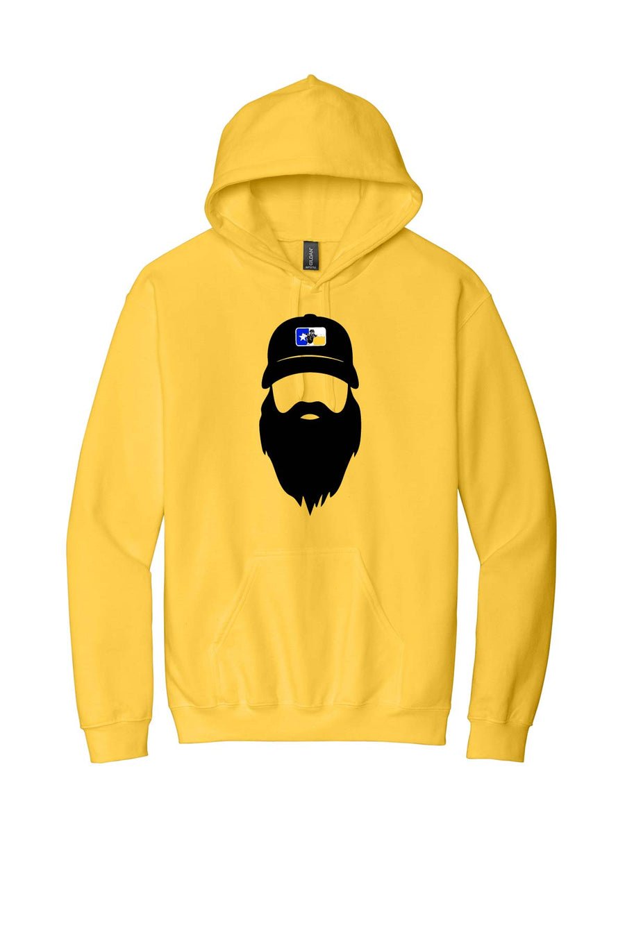 The Dancing Umpire Adult Cotton Hoodie — Yellow