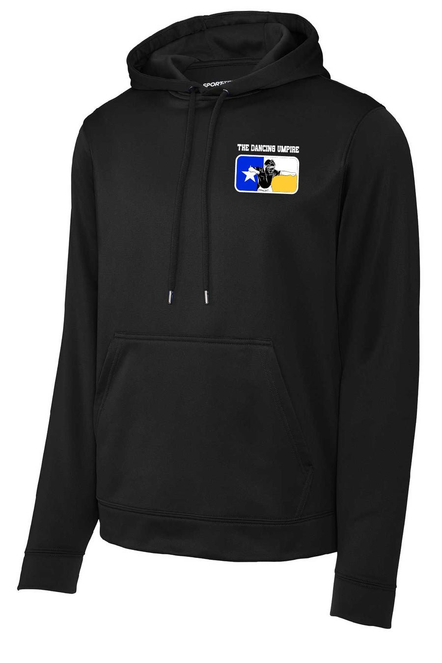 The Dancing Umpire Performance Hoodie — Black