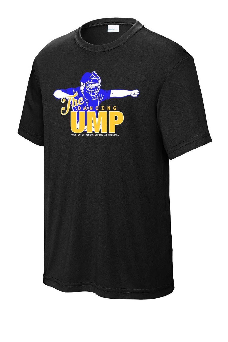 The Dancing Umpire Dri-Fit Tee — Black
