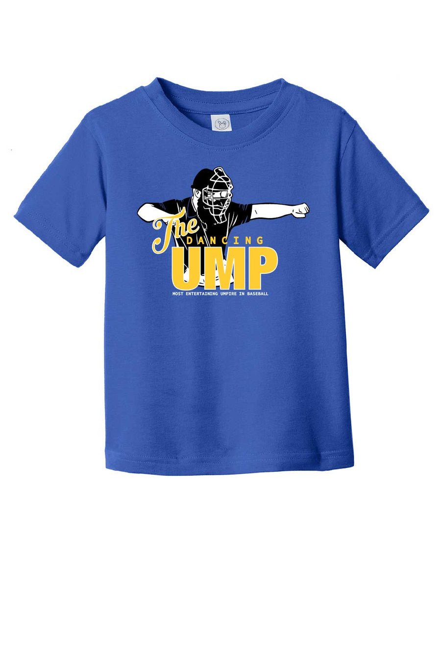 The Dancing Umpire Toddler Cotton Tee — Royal